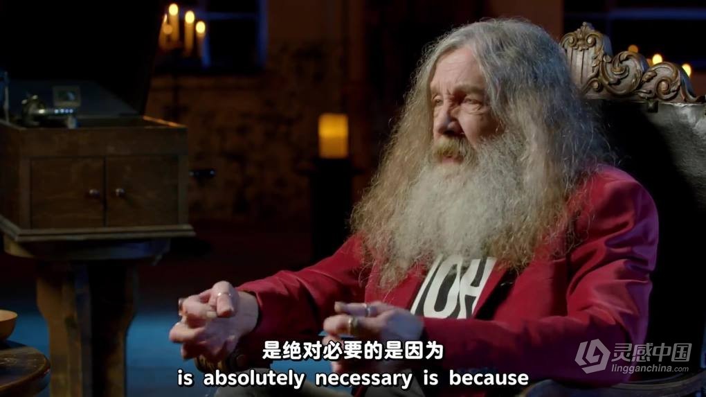 BBCMaestro – 国际知名的作家Alan Moore创作迷人故事-中英字幕 Alan Moore - Storytelling  灵感中国网 www.lingganchina.com