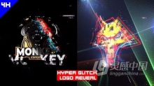 AE模板-Hyper Glitch高科技信息化像素故障LOGO动画视频AE模板下载