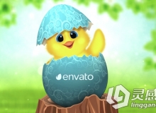 复活节彩蛋包装动画AE模板 Videohive Easter Day