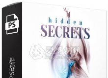 抽象线条PS动作 Gif Animated Hidden Secret Action 附视频教程