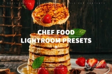 清新胶片美食调色LR预设CHEF FOOD-Mobile & Desktop Lightroom Presets