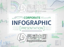 222个公司企业商务数据信息图表展示动画AE模板