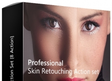 高端超质感人像皮肤纹理再生修饰PS动作 Professional Skin Retouching Action set