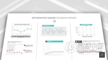 AE模板 信息图表制作工具企业分析业务统计动画介绍视频 AE工程 AE文件