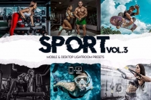 运动健身人像后期调色Lightroom预设 Sport Lightroom Presets Vol. 3