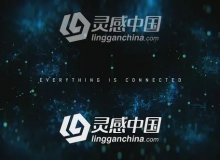 科技感点线粒子互联网文字标题展示AE模板 Videohive Everything is Connected Titles