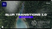 PR模板-Blur Transitions 快速模糊切换过渡动画PR模板下载