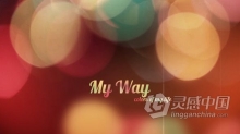 散景画面美观时尚复古漏光效果优雅唯美婚礼幻灯片纪念视频相册 AE模板 AE工程文件 My Way