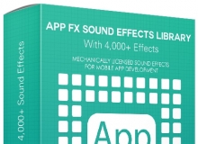 4000组手机APP应用程序卡通游戏MG动画音效合集 App FX Sound Effects Library