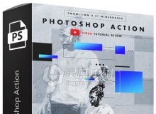 杂志艺术PS动作 Cognition 2 Photoshop Action 附视频教程