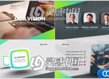 现代清新公司企业发展历程业务简介栏目包装AE模板 Videohive Corporate Presentation