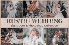 乡村婚礼派对Lightroom预设+移动LR预设与PS动作 Rustic Wedding Collection Preset