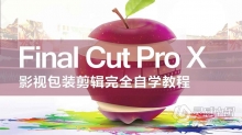 Final Cut Pro X影视剪辑轻松自学FCPX中文视频教程