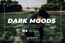 黑暗情绪旅拍风光人像Lightroom预设 Dark Moods Lightroom Presets