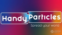 自定义粒子元素特效动画生成器AE脚本 Handy Particles v1.0.9 +使用教程