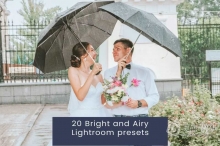 明亮通透婚礼人像Lightroom预设 20 Bright and Airy Lightroom presets