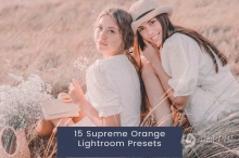 15个至尊橙色胶片人像Lightroom预设 15 Supreme Orange Lightroom Presets