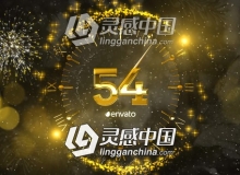 2019猪年晚会开场金色迎新倒计时片头AE模板 Videohive New Year Countdown 2019