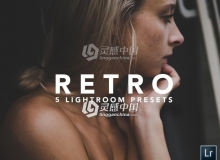 5款褪色胶片葡萄酒灯光Lightroom预设 5 VINTAGE LIGHTROOM PRESETS