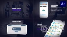 AE模板-Mobile App Presentation移动应用程序演示宣传视频AE模板下载