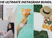 Instagram明亮风格肖像美食摄影后期Lightroom预设 The Instagram LR Preset Bundle