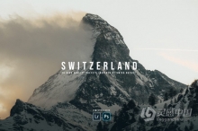 瑞士旅拍电影风光大片LR预设/APP预设 SWITZERLAND INSPIRED PRESETS瑞士旅拍电影风光大片LR预设/APP预设 SWITZERLAN