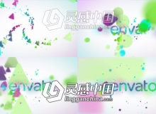 漂亮粒子LOGO标志展示片头AE模板 Videohive Minimal Particles Logo