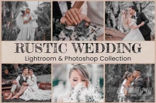 乡村电影胶片婚礼系列Lightroom预设与移动LR预设 Rustic Wedding Collection Preset