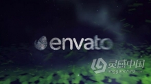 粒子标志旋转飞溅动画制作视频片头 AE模板 AE工程文件 logo reveal