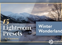 冬季雪景风光大片后期Lightroom预设 Winter Wonderland Vol. 01