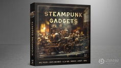 2475种奇幻蒸汽朋克机械齿轮按钮科幻游戏配乐音效 Just Sound Effects – Steampunk Gadgets