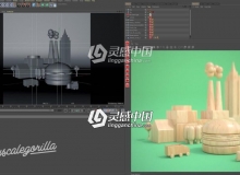 Cinema 4D Redshift渲染器的代理与随机教程 Redshift Proxies and Random Techniques