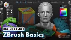 ZBrush概念艺术基础知识技能训练视频教程 ZBRUSH BASICS with Pablo Dominguez