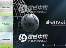 足球开场动画LOGO标志片头AE模板 Videohive Football Goal – Soccer