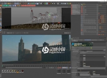 Redshift C4D 场景搭建大气效果渲染综合运用视频教程