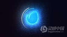 流转粒子特效发光LOGO标志视频片头制作 AE模板 AE工程文件 Energy Logo Reveal