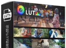 140组电影色彩分级视频调色LUTs预设 Levels LUT Video LUTs