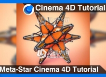 C4D金属变体星球建模材质渲染视频教程 Meta-Star Cinema 4D Tutorial