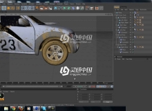 C4D汽车驱动器动力学绑定视频教程