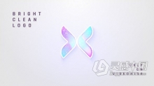 明亮干净光泽公司LOGO动画视频片头制作 AE模板 AE工程文件 Bright Clean Logo