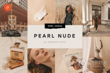 粉彩珍珠裸色调INS流行色LR预设 BukeShop Pearl Nude Lightroom Presets