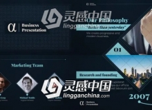 公司企业商务团队产品介绍业务演示包装AE模板 Alpha Business Presentation
