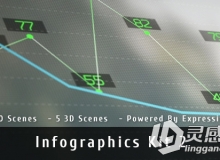 超级信息图标自动化特效动画AE模板V2版 Videohive Infographics Kit 2