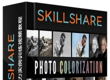 PS照片色彩生命力实例训练视频教程SkillShare Photo Colorization in Photoshop Br...