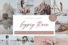 吉普赛玫瑰旅拍胶片Lightroom预设 Lightroom Presets - Gypsy Rose