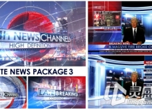 国外栏目包装新闻AE模板Videohive Broadcast Design - Complete News Package 3