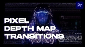 24个像素深度图过渡3D迷幻效果-PR转场模板 Pixel Depth Map Transitions