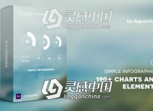 190种公司企业信息数据统计报表动画AE模板 Videohive Simple Infographics