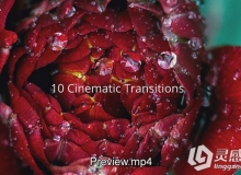 时尚图片切换幻灯片展示AE模板 Creative Market Cinematic Transitions