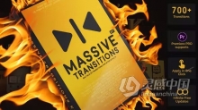 AE脚本预设包- 750+种视频转场过渡效果 Massive Transitions AE脚本扩展预设包